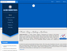Tablet Screenshot of laxmiindustries.net